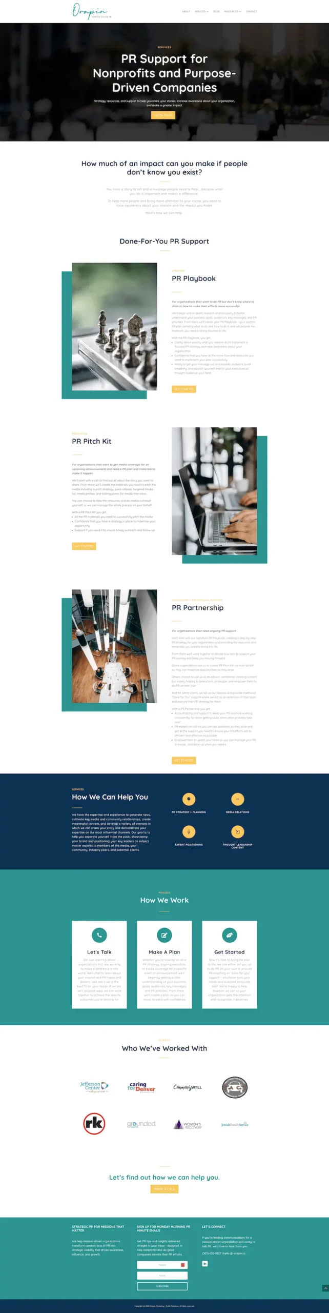 Orapin - Service