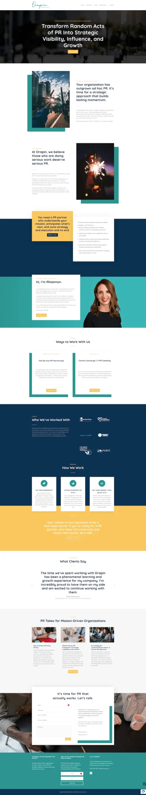 Orapin - Home page